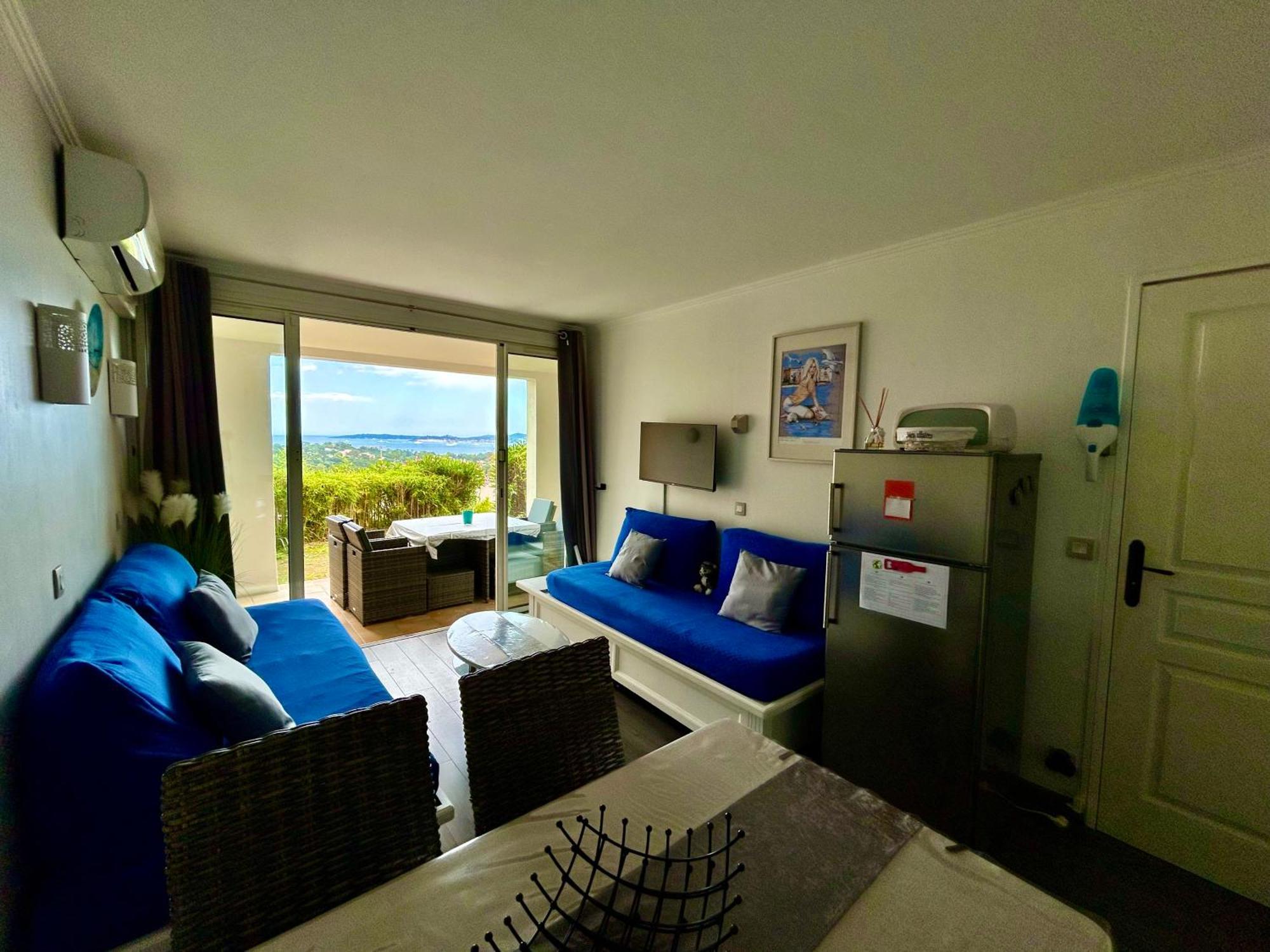 Les Restanques Vue Mer Roses 1070 Rez De Jardin Grimaud Dış mekan fotoğraf
