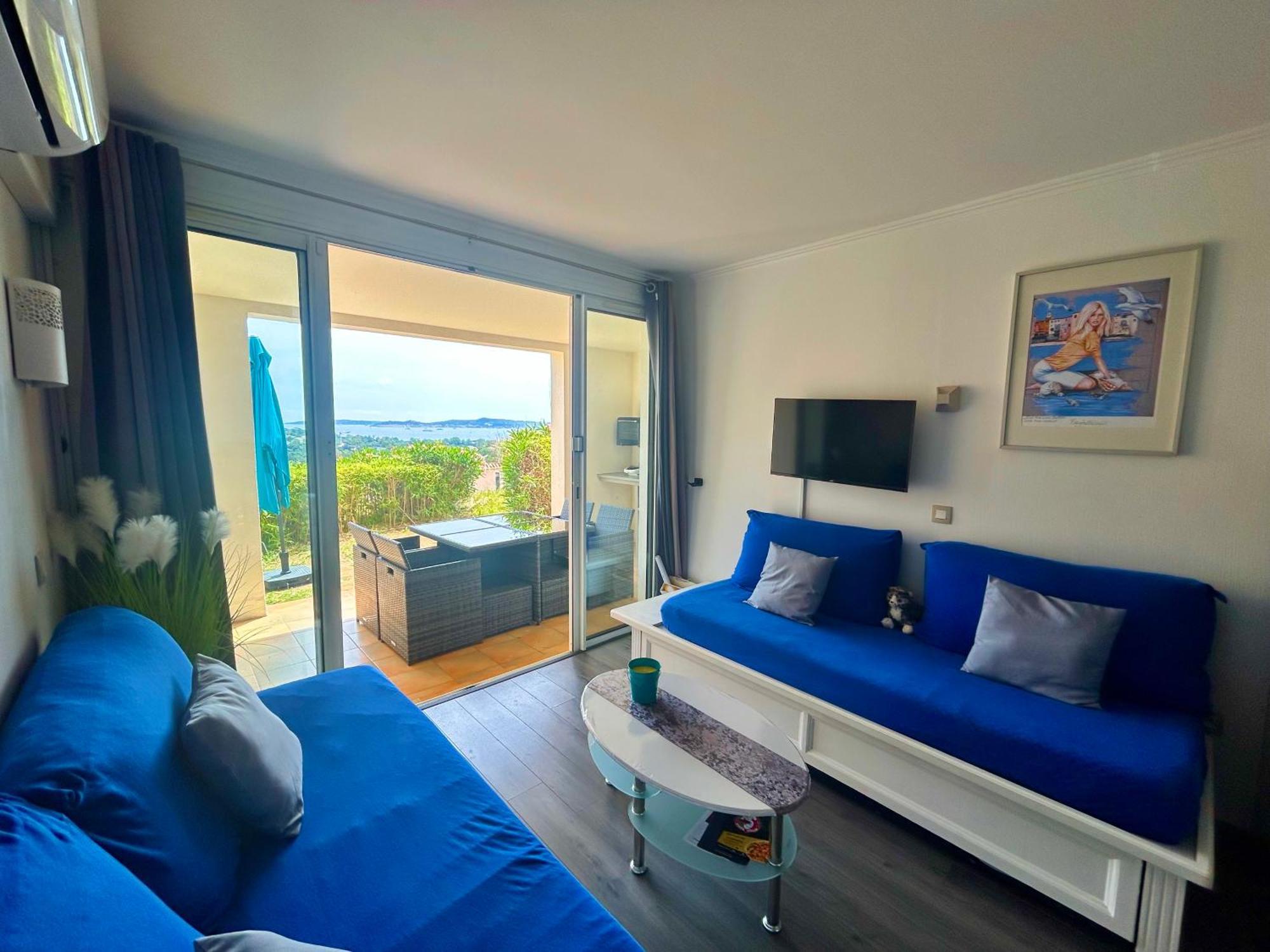Les Restanques Vue Mer Roses 1070 Rez De Jardin Grimaud Dış mekan fotoğraf